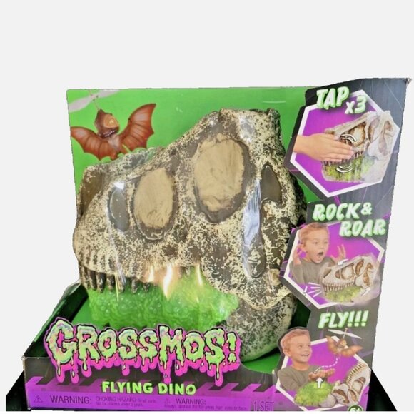 GrossMos Flying Dino Orange, Interactive, Ages 4+ Years - Picture 1 of 1